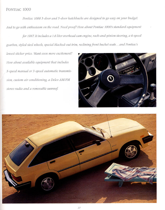 1987 Pontiac Brochure Page 13